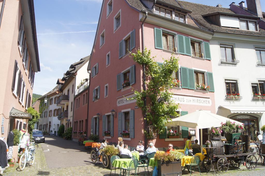 Gasthaus Zum Hirschen Staufen im Breisgau Exterior foto