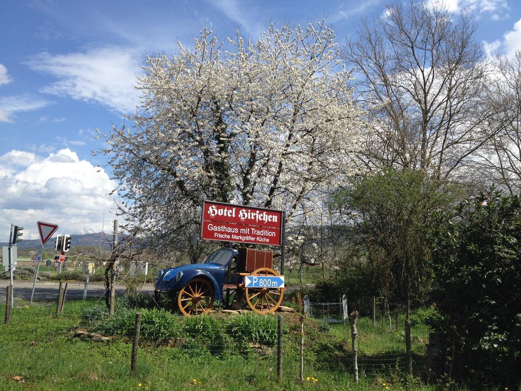 Gasthaus Zum Hirschen Staufen im Breisgau Exterior foto
