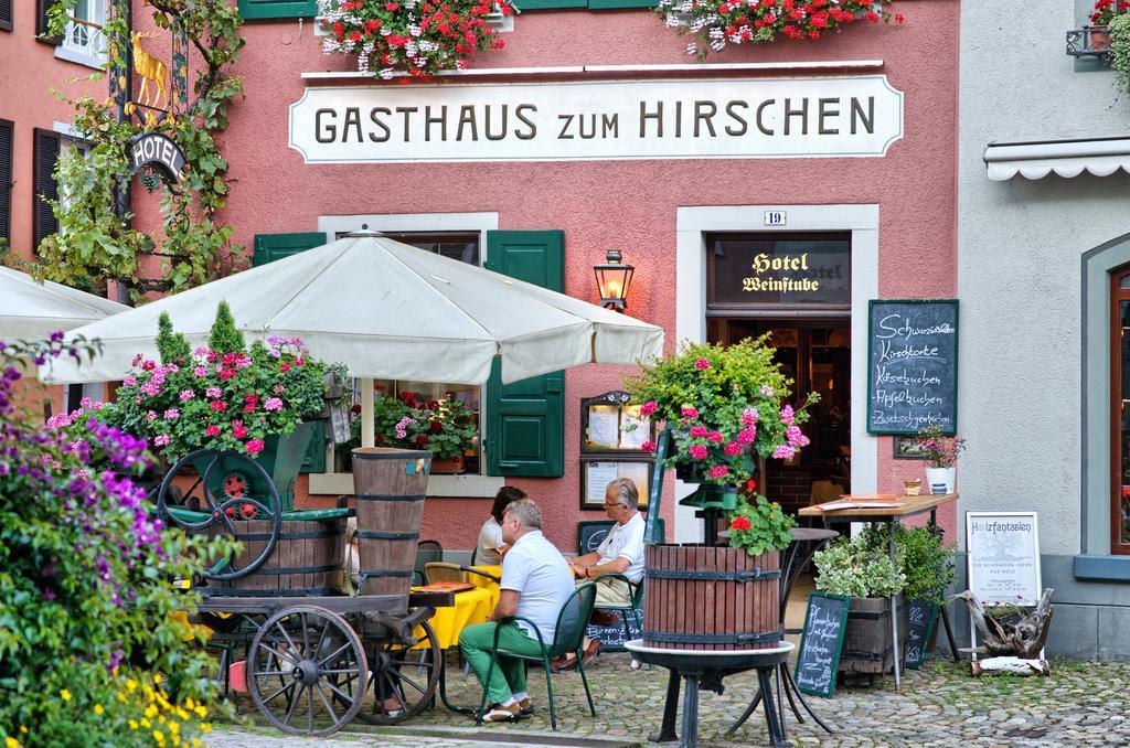 Gasthaus Zum Hirschen Staufen im Breisgau Exterior foto