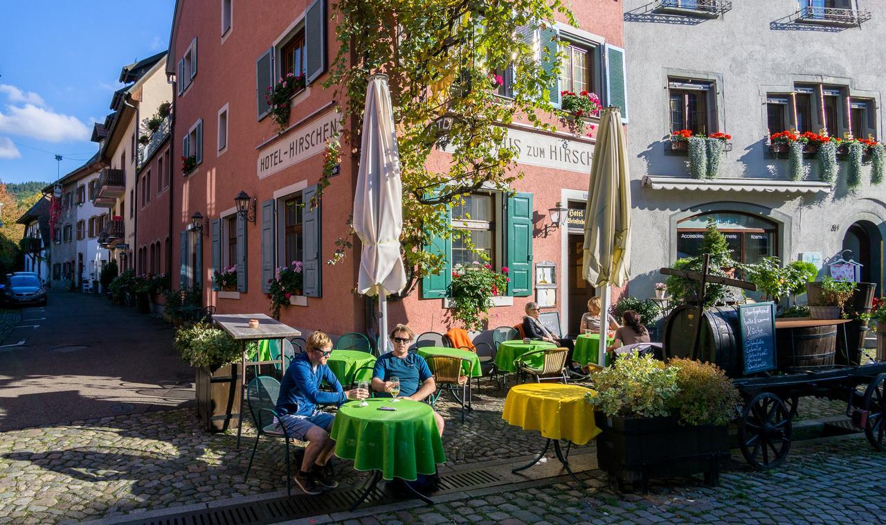 Gasthaus Zum Hirschen Staufen im Breisgau Exterior foto